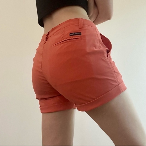PEAK PERFORMANCE ROSLYN ATHLETIC SHORTS CORAL ORANGE - 27 - Picture 4 of 17